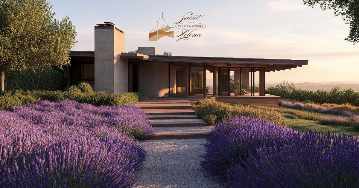 Image showcasing StHelenaVacationRentals.com – Wine Country Homes & Cottages