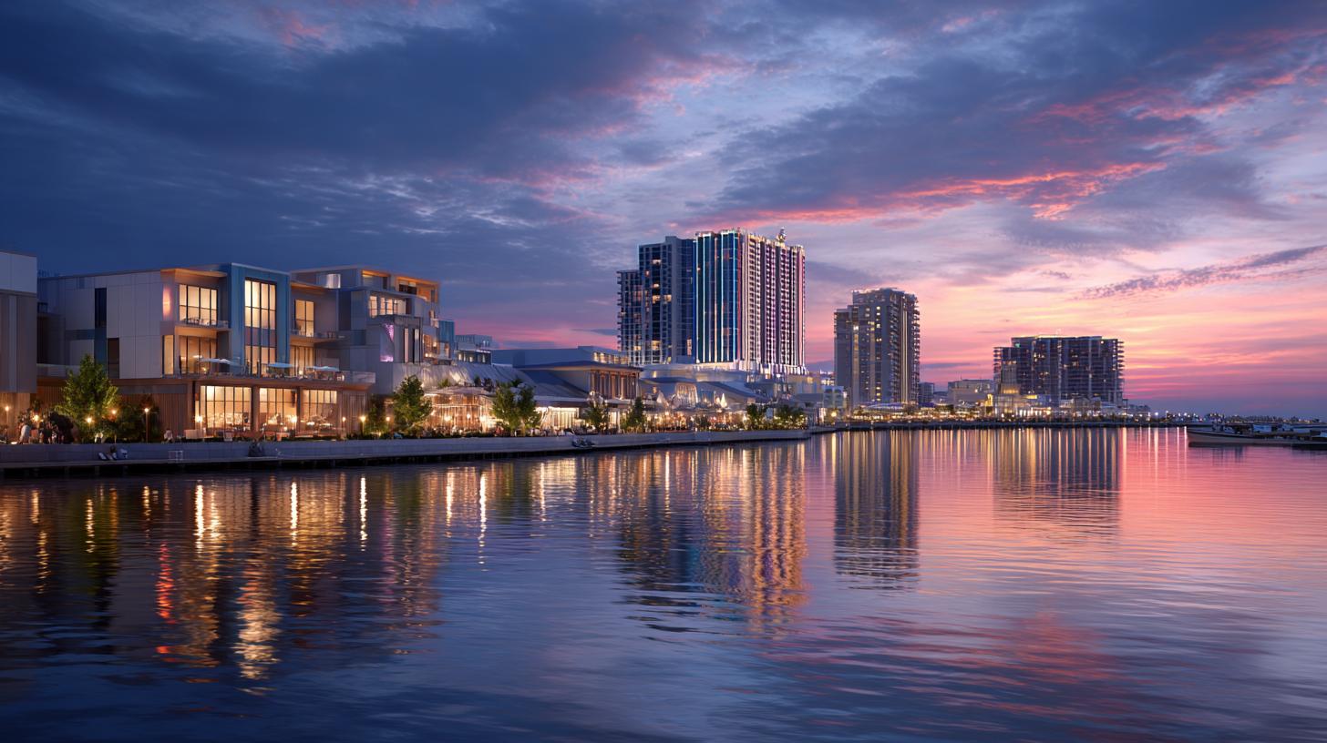 travelnerd-photorealistic-dusk-image-of-biloxi-casino-distric-2d0b638e-4cd4-4d6d-aa6e-9ee2a3e29d18-1
