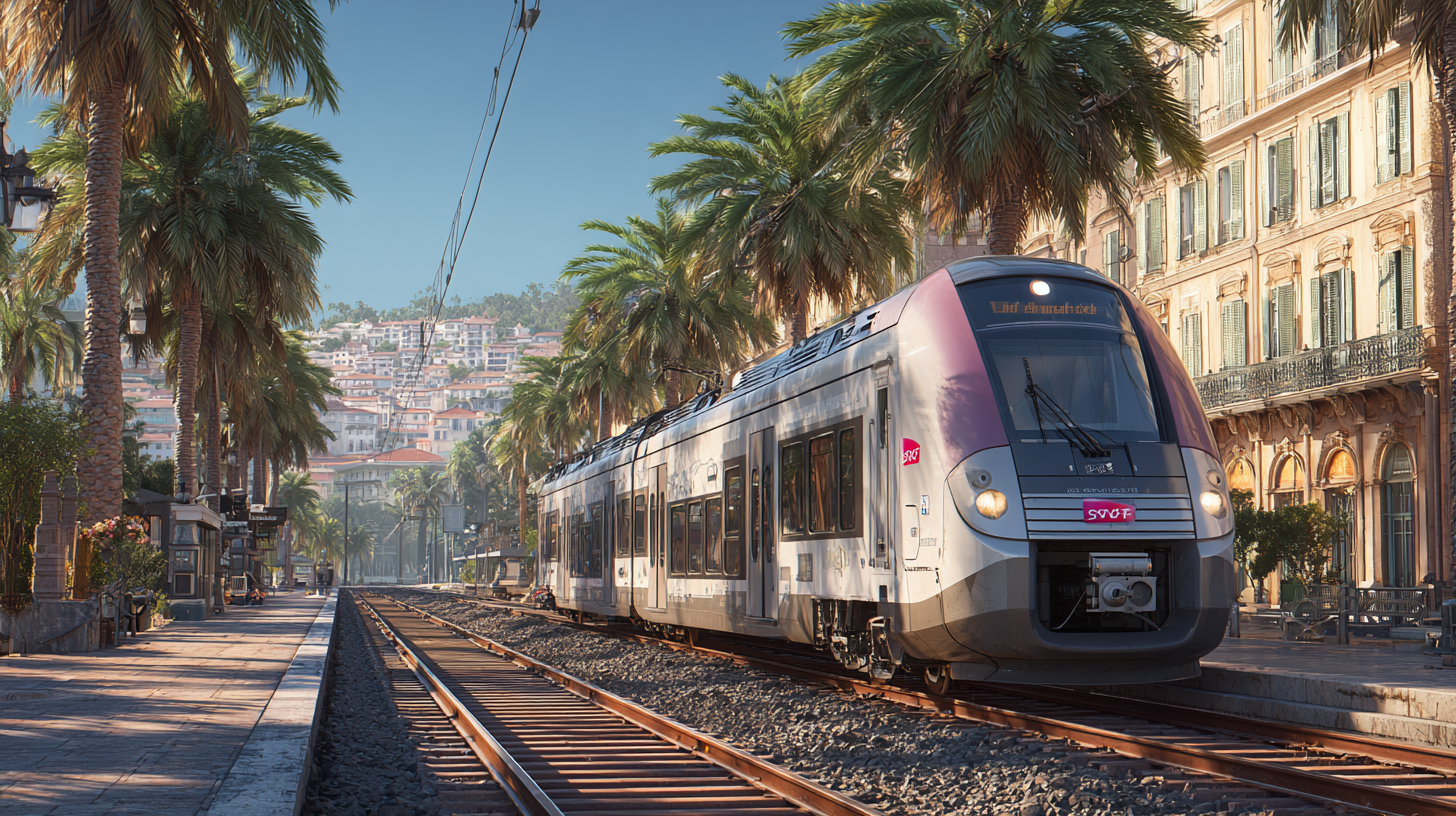 Trains run frequently from Nice, Monaco, and Marseille Trains run frequently from Nice, Monaco, and Marseille