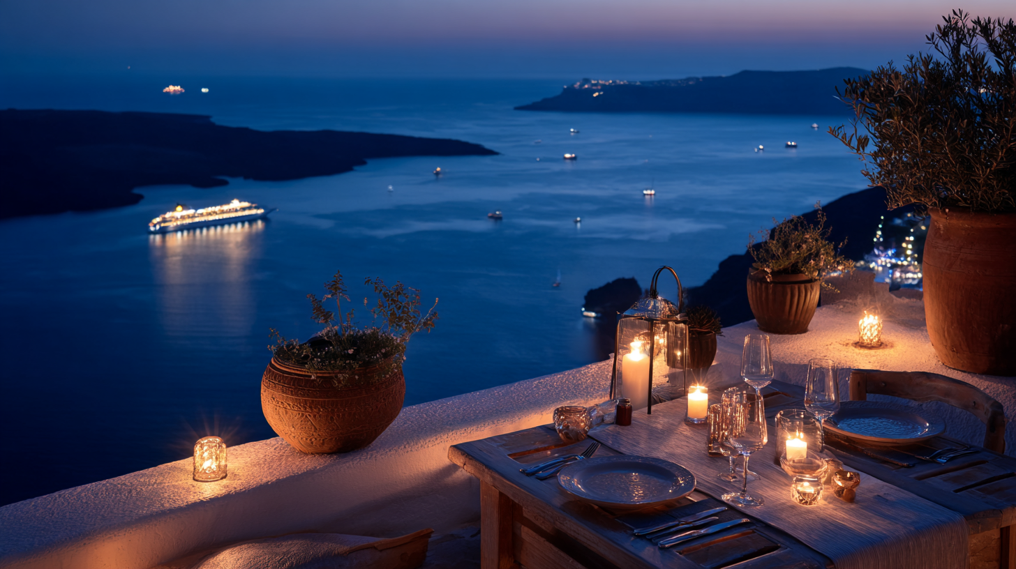 Dine Under the Stars – Santorini, Greece