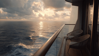 cruise balcony view