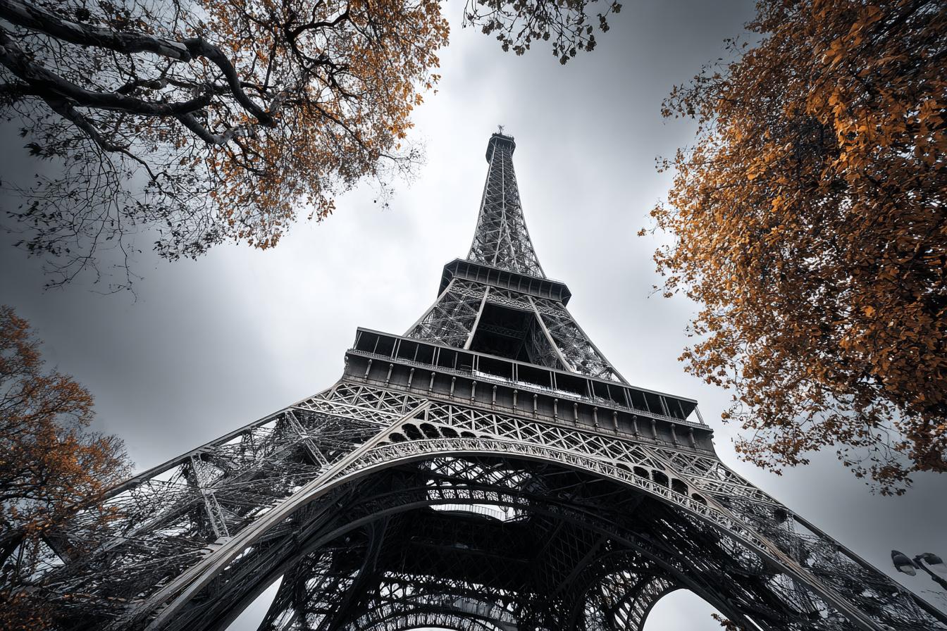 Eiffel tower in paris, France
