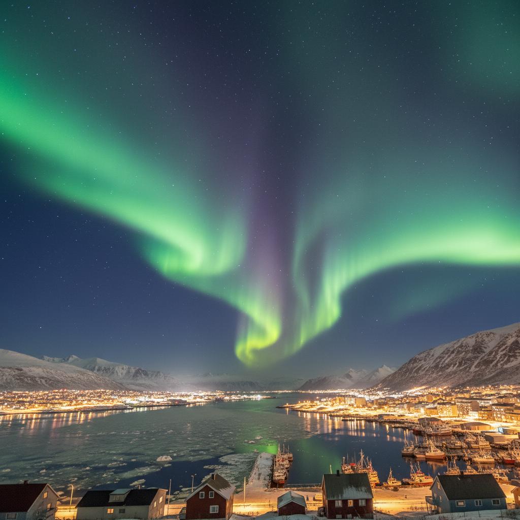 Skiers navigating pristine snowy slopes in Greenland, dramatic mountain backdrops emphasizing exciting winter adventures. Skiers navigating pristine snowy slopes in Greenland, dramatic mountain backdrops emphasizing exciting winter adventures.