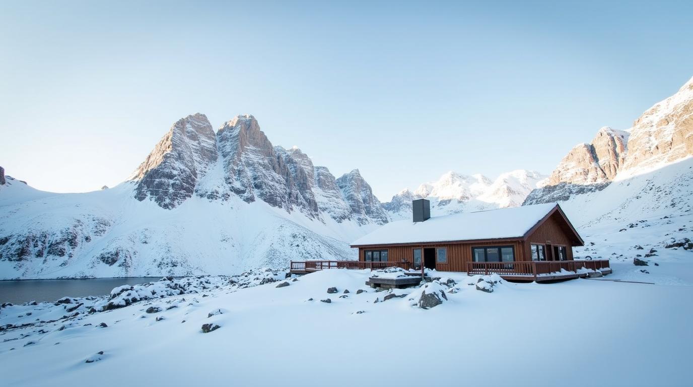 Premier mountain destination in Greenland showcasing stunning winter scenery and luxury accommodations for adventure enthusiasts. Premier mountain destination in Greenland showcasing stunning winter scenery and luxury accommodations for adventure enthusiasts.