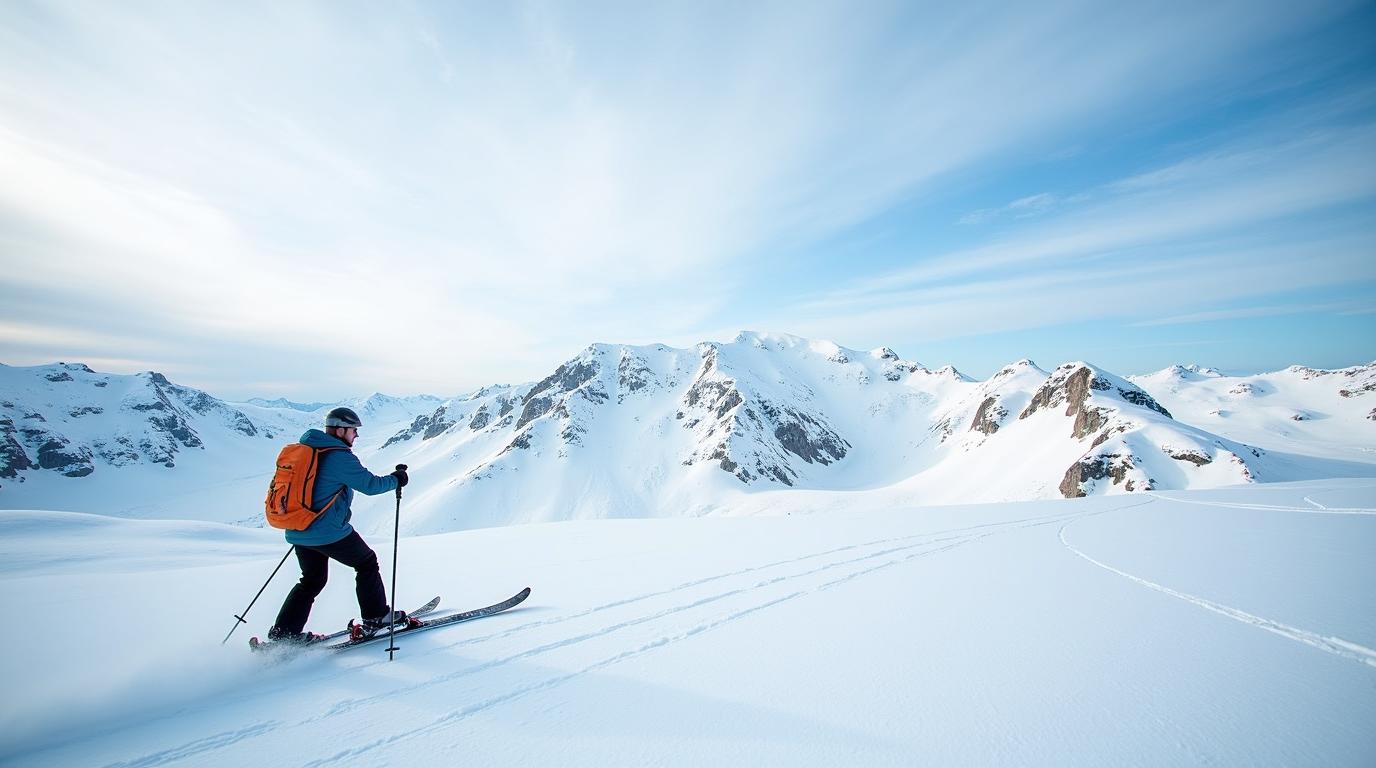 Iconic winter sports destination in Greenland featuring majestic alpine backdrops, showcasing high-quality travel experiences. Iconic winter sports destination in Greenland featuring majestic alpine backdrops, showcasing high-quality travel experiences.