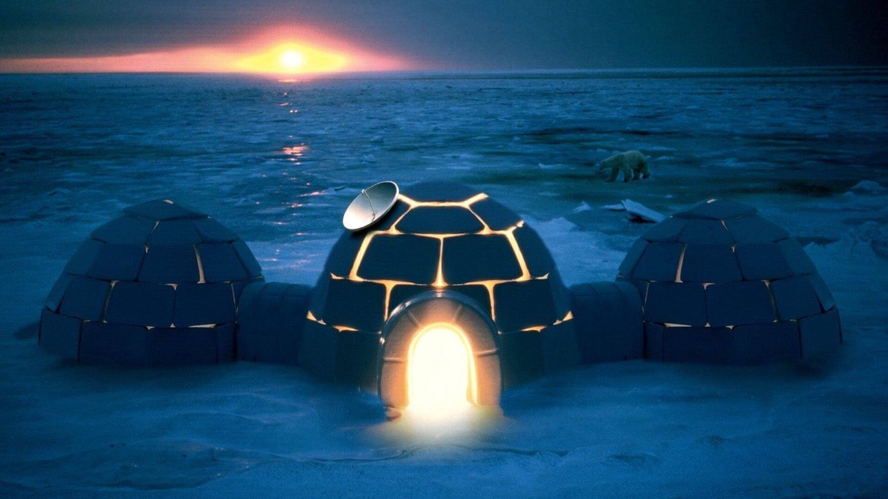 Modern luxury cabin in Greenland's snowy landscape, showcasing unique accommodations for adventure travelers. long-live-pablo-we-miss-yo-gl-test-ha-6151746618-0