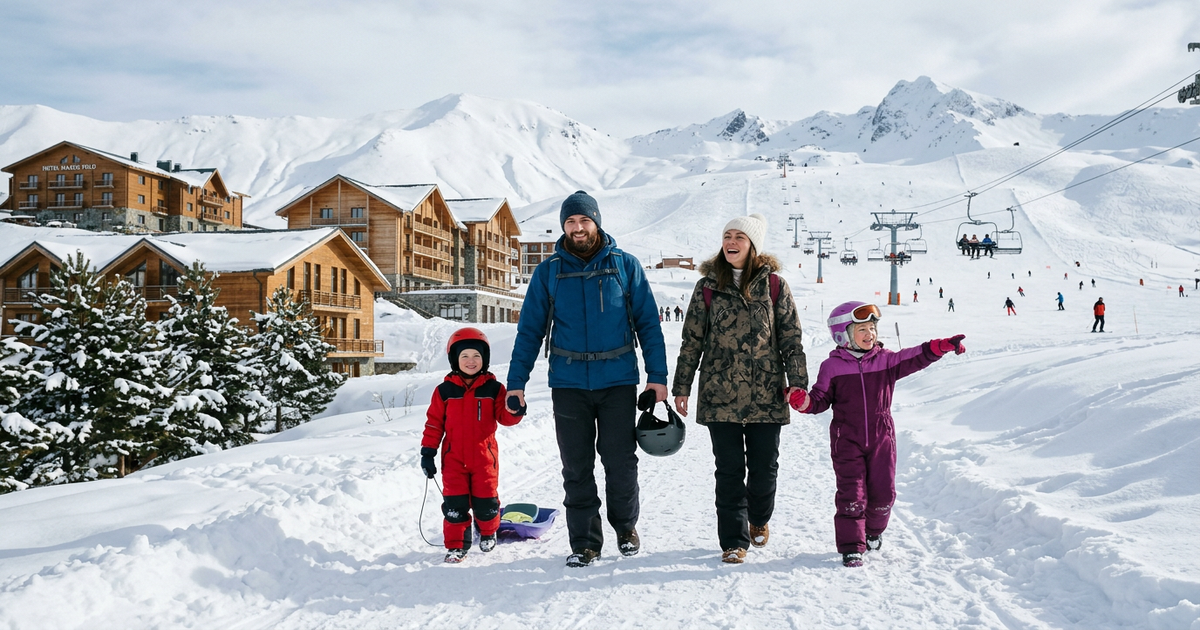 When to Visit Gudauri for Family Skiing: Snow, Activities and Hotels