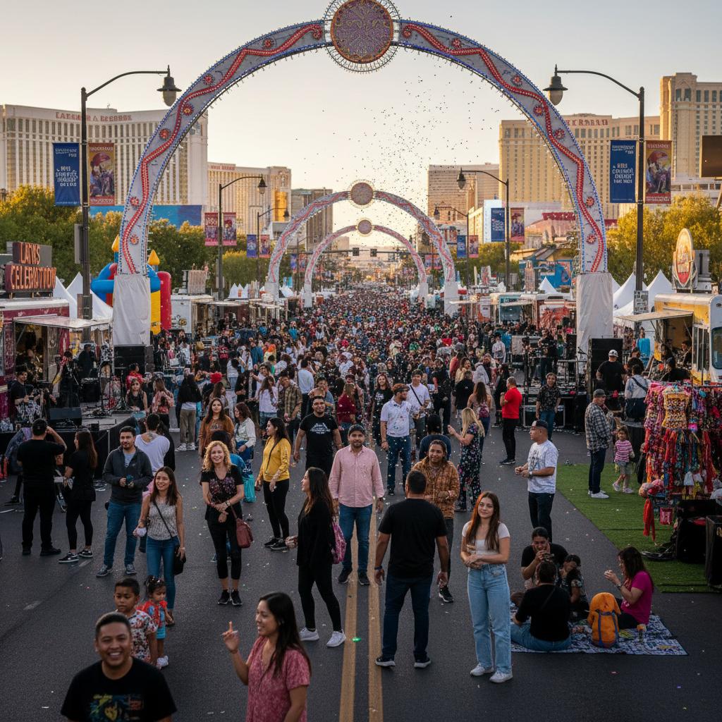 Lively festival highlighting community celebration with festive atmosphere.