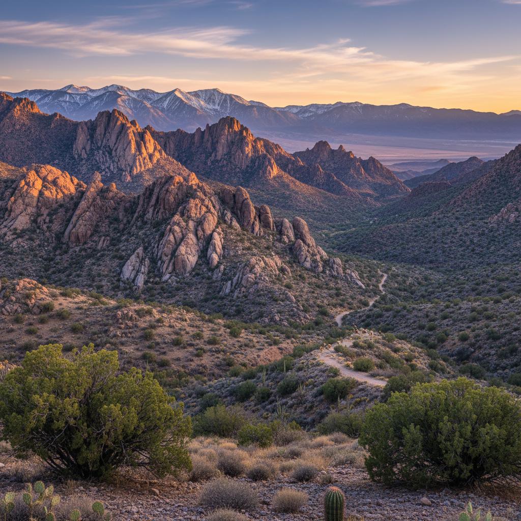 Captivating landscape of the Spring Mountains showcasing natural beauty.