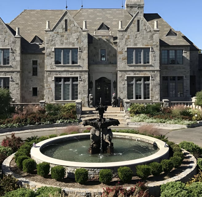 Frisco castle house in Texas Frisco castle house in Texas