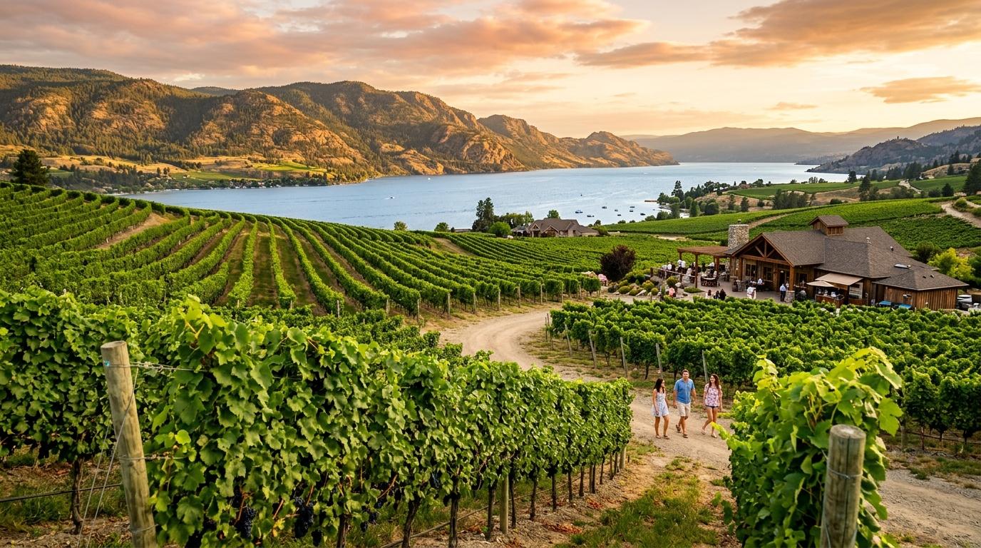 Inspiring blog image for Naramata Wineries, featuring vineyard photography with lush landscapes. Inspiring blog image for Naramata Wineries, featuring vineyard photography with lush landscapes.