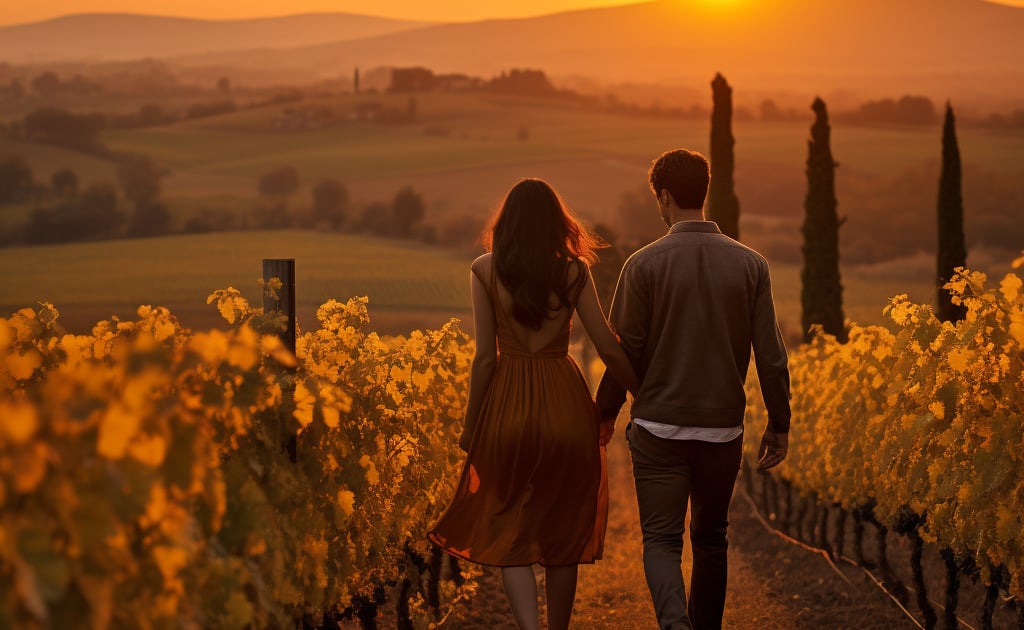 Under the Tuscan Sunsets: Vineyard Escapes for Two Under the Tuscan Sunsets: Vineyard Escapes for Two