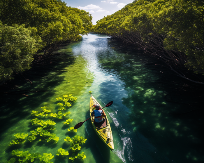 Marianas' Mangrove Mysteries: Kayaking Through Nature's Labyrinth | Marianas Beach