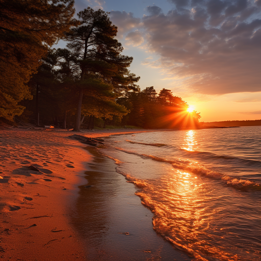 Sunrise Serenity: Starting the Day at Sandbanks