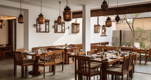 dining area of hotel