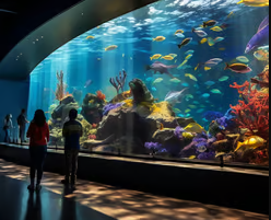 Marvel at sea life in the Monterey Bay Aquarium's aquatic oasis Marvel at sea life in the Monterey Bay Aquarium's aquatic oasis