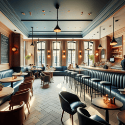 A collage of London's top restaurants showcasing a variety of cuisines and elegant dining settings.