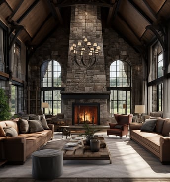 Luxury cabin rental in North Carolina