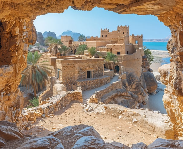 ruins of Fort of Shali in Siwa Oasis