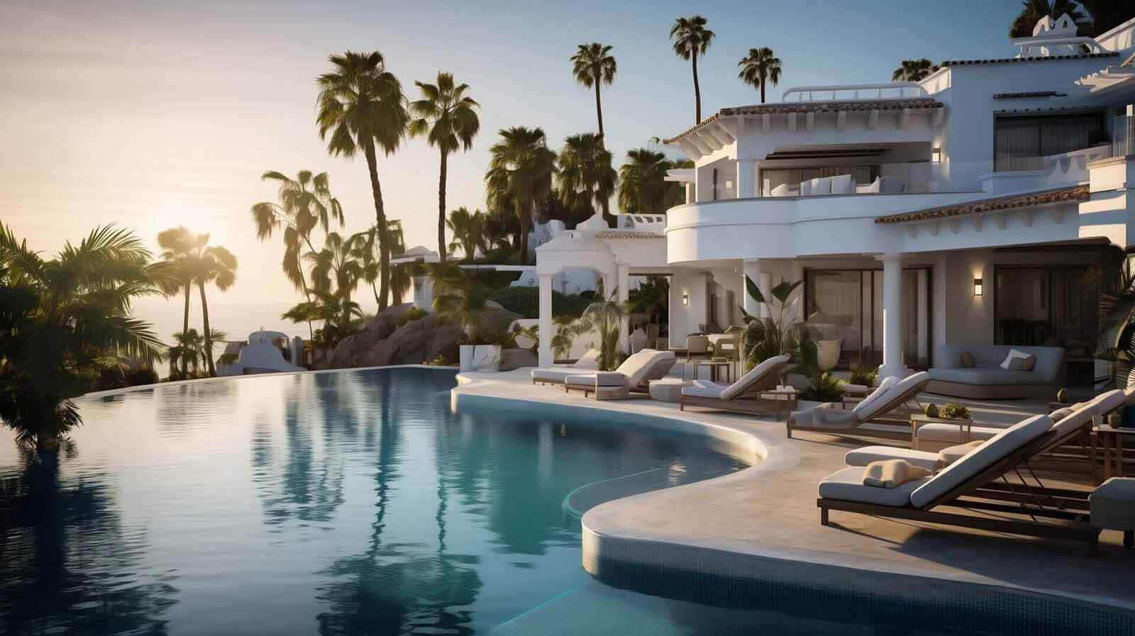 Eriele luxury holiday beachfront hotel resort in marbella spai