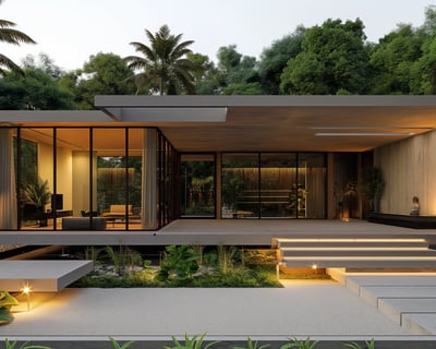 a modern luxury vacation rental in Thailand