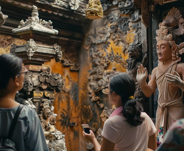 Private cultural tour in Bali, exploring ancient temple with a local guide. Private cultural tour in Bali, exploring ancient temple with a local guide.