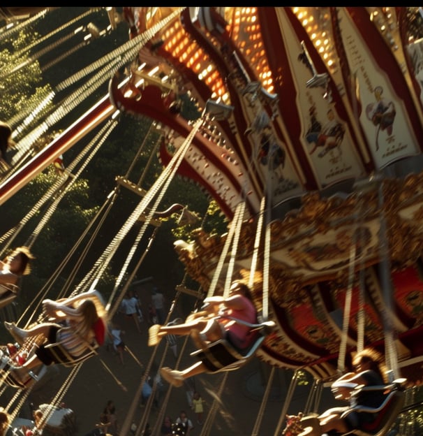 Vivid, high-definition candid image of visitors laughing and enjoying rides at Silver Dollar City, s Vivid, high-definition candid image of visitors laughing and enjoying rides at Silver Dollar City, s