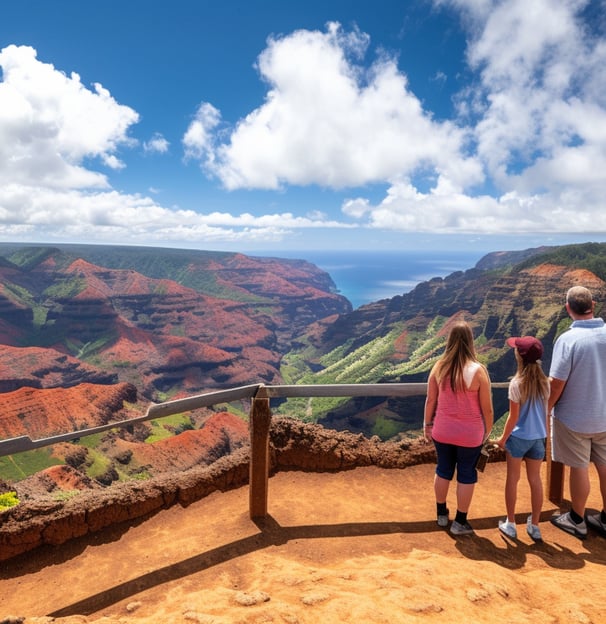 A group of people participating in a cultural workshop in Hawaii, with a focus on a man demonstratin