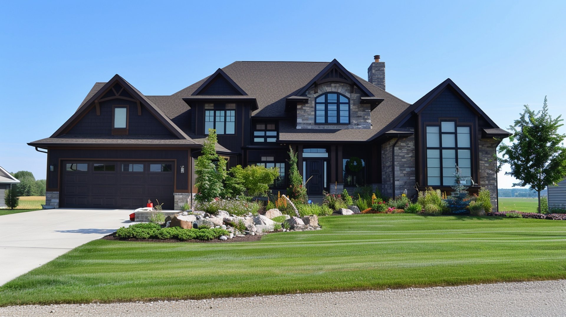 A cottage with natural view
