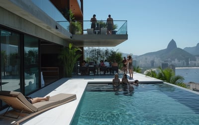 Oceanfronts in Rio de Janeiro, Brazil