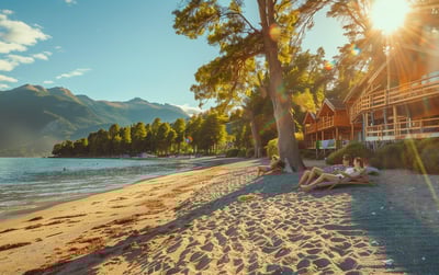 Beachfronts in Patagonia, Argentina