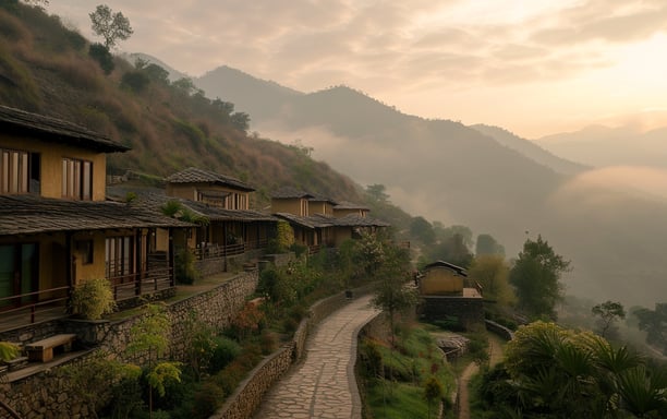 A small villa rental with its owners about to welcome their guests.
