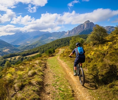 Mountain biking in Vielha