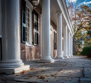 the historic facade of the All Saints Church in South Carolina