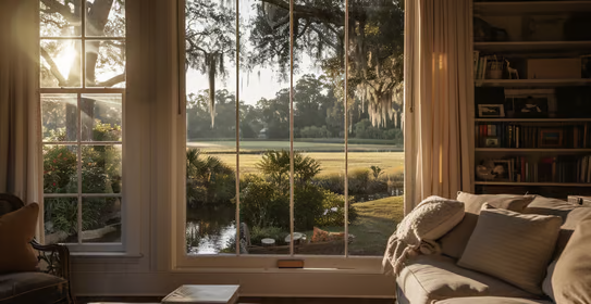 interior of a creekfront property in Pawleys Island, SC interior of a creekfront property in Pawleys Island, SC