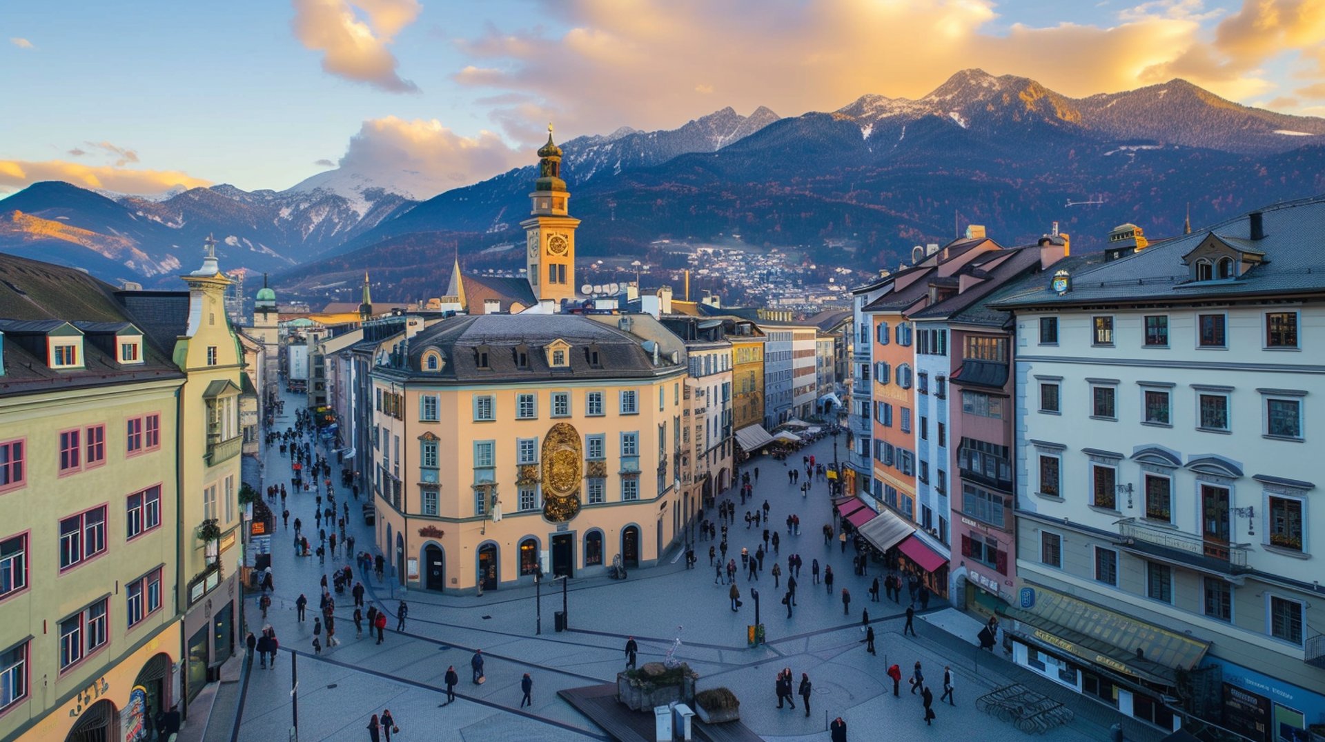 snow-capped mountain in the distance