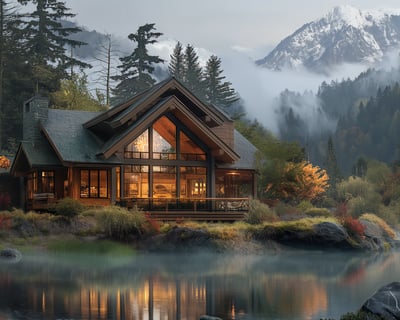 a cabin in Mt. Baker, Washington a cabin in Mt. Baker, Washington