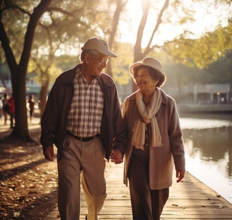 okiescookies a candid shot of an elderly hispanic couple holdin