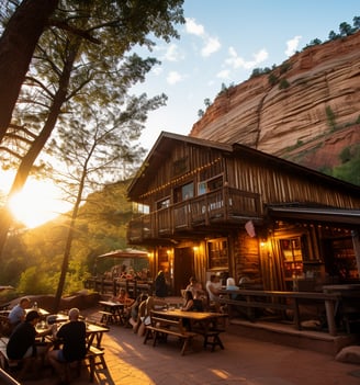 Okiescookies a two-story log hotel nested amidst the pines Okiescookies a two-story log hotel nested amidst the pines
