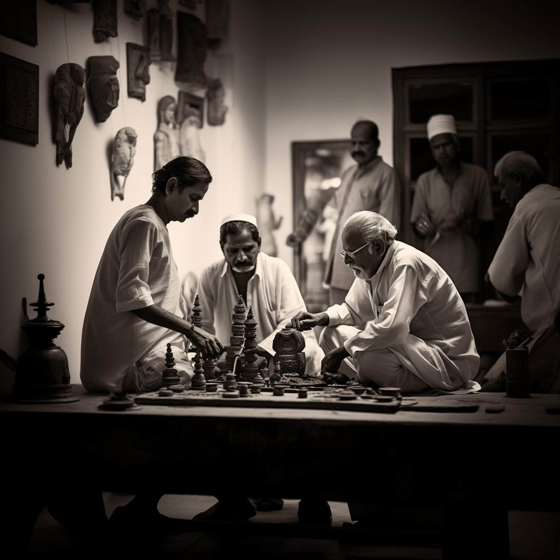 a black and white high-definition candid shot