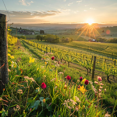 Champagne-france-in-spring-sunshine