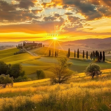 Tuscany-italy-scenery-golden-hour