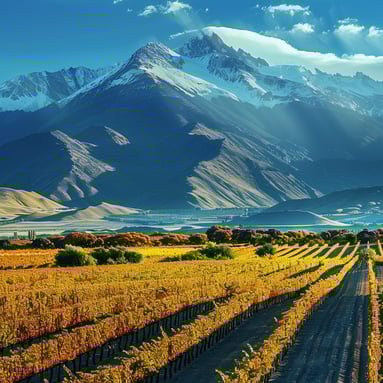 Vineyards-at-the-foot-of-andes-mountain-at-mendoza