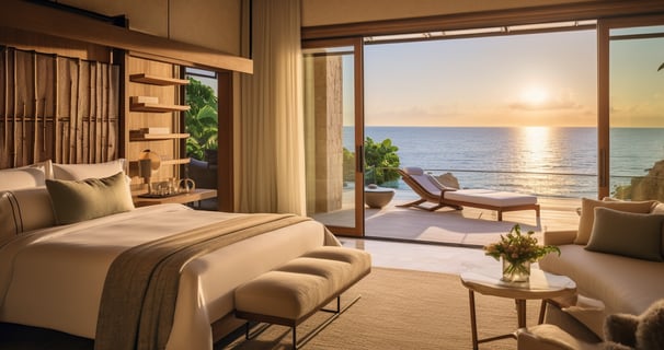 a bedroom with a bed and a couch a bedroom with a bed and a couch