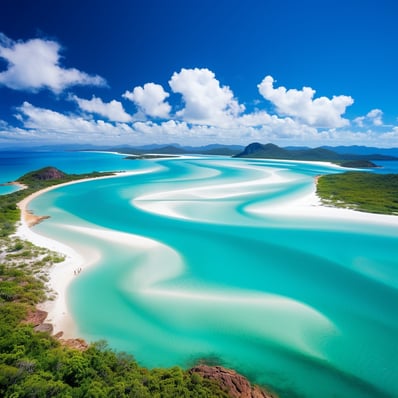 A natural river view