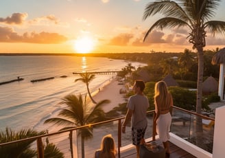 Luxurious villas in Akumal, Mexico. Luxurious villas in Akumal, Mexico.