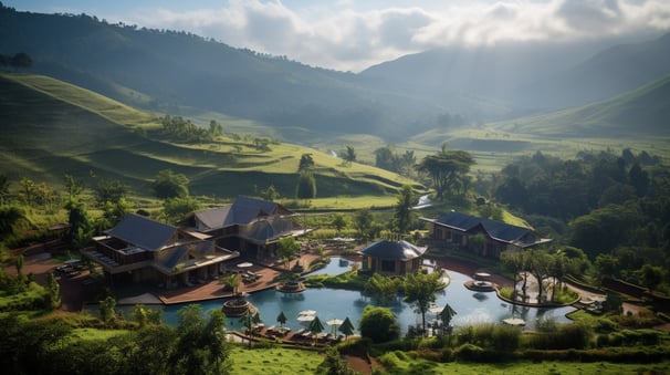 A secluded nature resort in Shimoga, India
