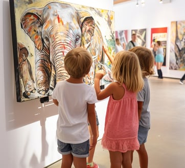 Kids are watching art Kids are watching art