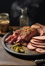 Succulent Arkansas smoked brisket, a feast for the senses and soul Succulent Arkansas smoked brisket, a feast for the senses and soul