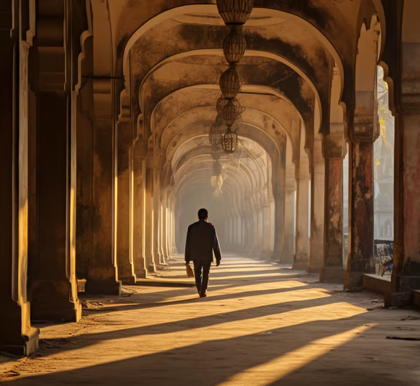 A man walking  A man walking